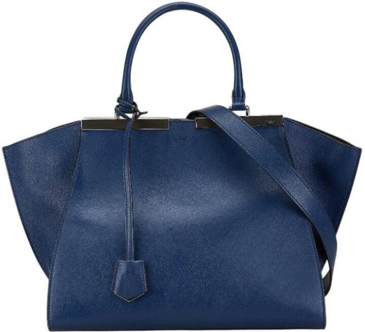 Fendi Vintage Tweedehands Peekaboo Iconic leren handtas