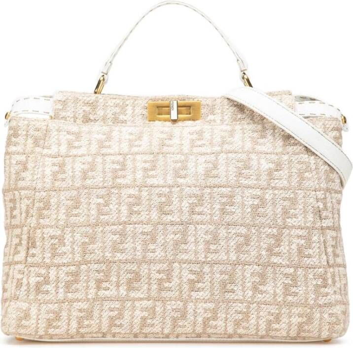 Fendi Vintage Tweedehands Peekaboo Iconic Medium Handtas