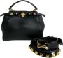 Fendi Vintage Tweedehands Peekaboo Iconic Mini Studded - Thumbnail 1