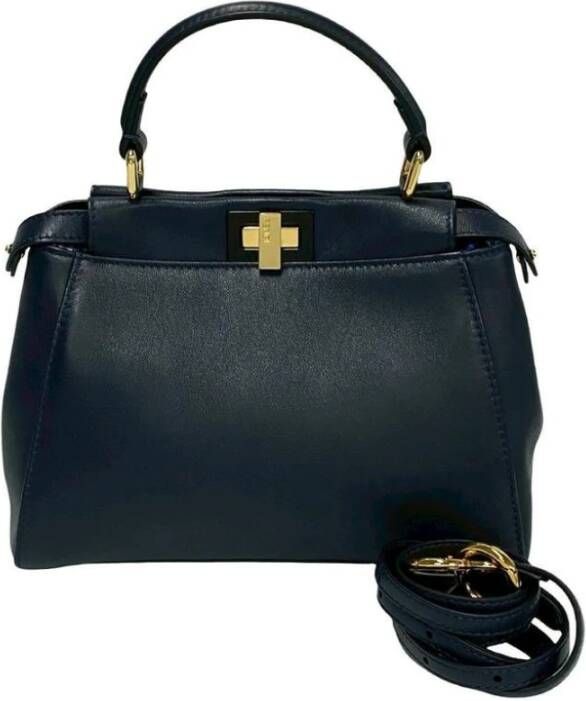 Fendi Vintage Tweedehands Peekaboo Iconic Mini Top Handvat