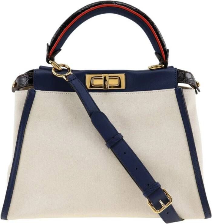 Fendi Vintage Tweedehands Peekaboo ISeeU Kleine Handtas