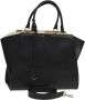 Fendi Vintage Tweedehands Peekaboo Kleine Leren Tote - Thumbnail 1