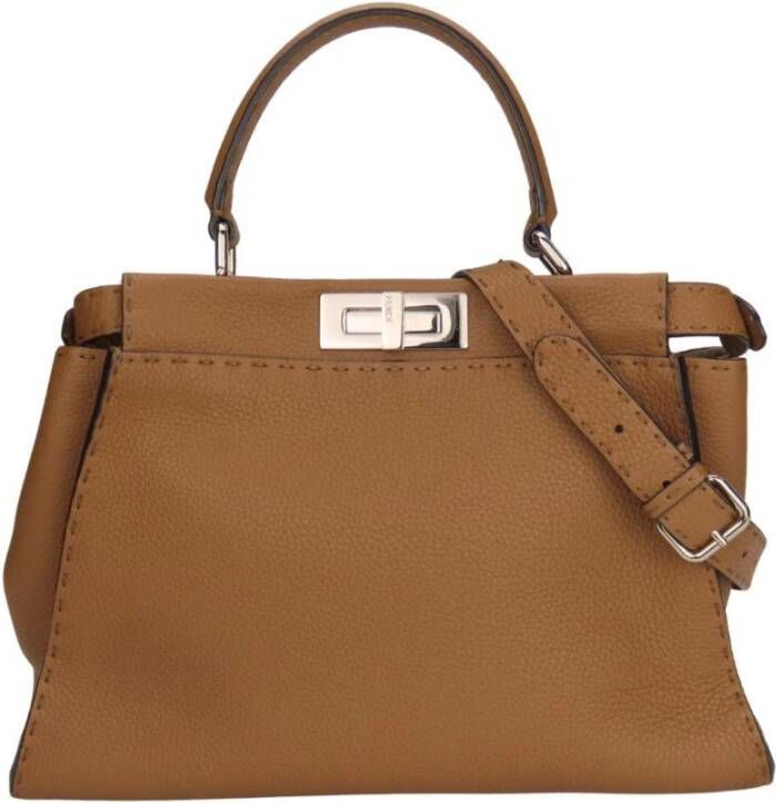 Fendi Vintage Tweedehands Peekaboo Normale Satchel