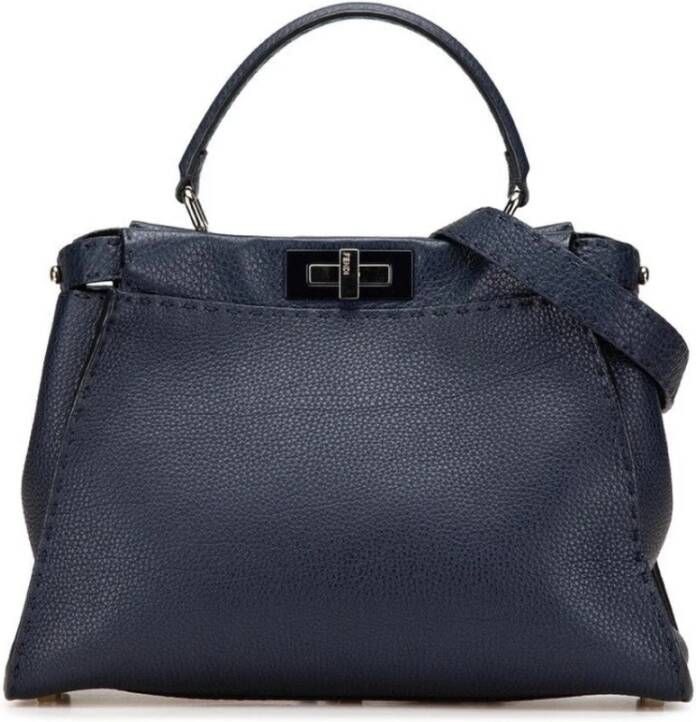 Fendi Vintage Tweedehands Peekaboo Regular Leren Tote