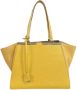 Fendi Vintage Tweedehands Peekaboo Tote Tas Leren Handtas - Thumbnail 1