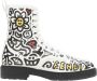 Fendi Vintage Tweedehands veterschoenen van leer met grafisch ontwerp - Thumbnail 1