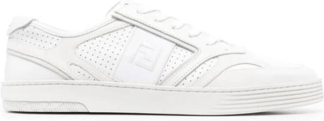 Fendi Witte Sneakers met Ghiac Stijl