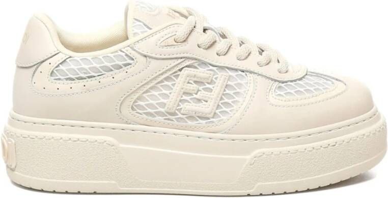 Fendi Low-Top Sneakers ' Match' Sneakers in beige - Foto 1
