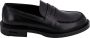Fendi Zwarte Loafer Schoenen met Baguette Motief Black Heren - Thumbnail 1