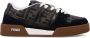 Fendi Zwarte Tabak Sneakers Jacquard FF Suède - Thumbnail 1