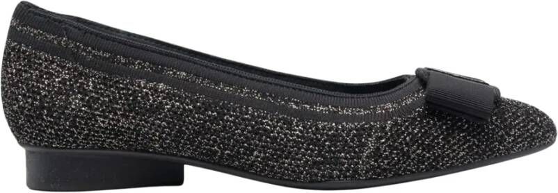 Salvatore Ferragamo Viva ballet flats Zwart Dames