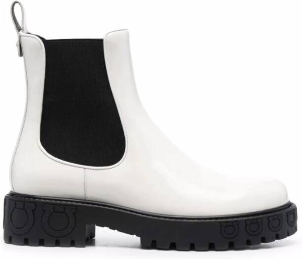 Ferragamo 40Mm Leren Chelsea Boots