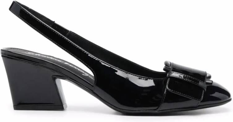 Ferragamo 55Mm Briget Slingback Pumps van Patentleer