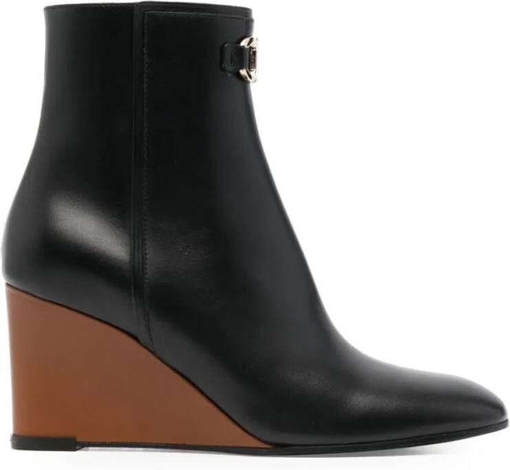 Ferragamo 70mm Ankleboots met sleehak