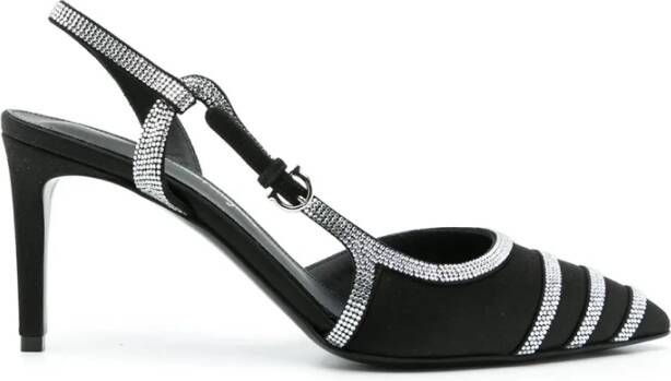 Ferragamo 85Mm Slingback Pumps met Strass