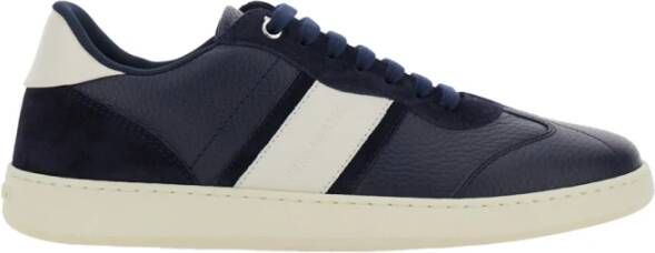 Salvatore Ferragamo Blauwe Sneakers van Korrelleer Blue Heren