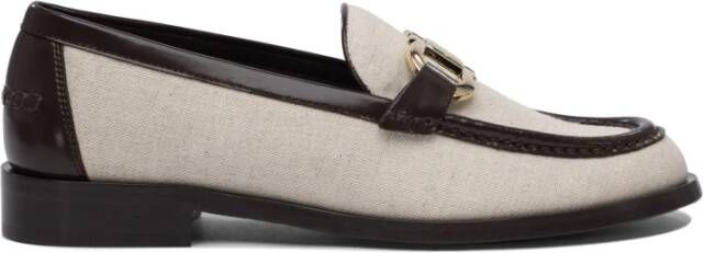 Ferragamo Beige Loafer Schoenen voor Vrouwen