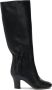 Ferragamo Blauwe Enkellaarzen Slouchy Silhouet - Thumbnail 1