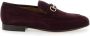 Ferragamo Bordeaux Platte Mocassino Schoenen - Thumbnail 1