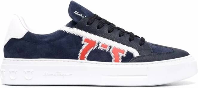 Ferragamo Borg 5 Low-Top Sneakers
