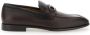 Salvatore Ferragamo Bruin Leren Loafers Slip-on Stijl Brown Heren - Thumbnail 1