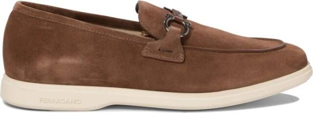 Ferragamo Bruine Loafer Schoenen voor Mannen