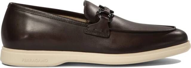 Ferragamo Bruine Loafer Schoenen voor Mannen