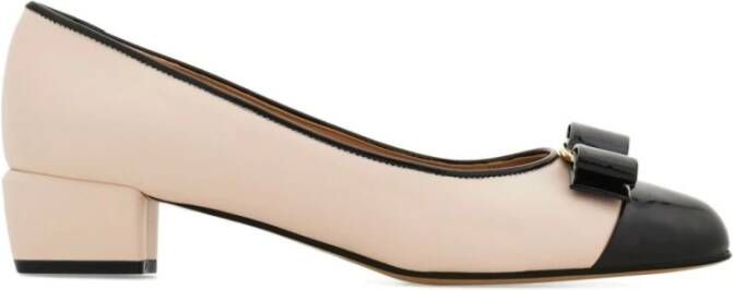 Ferragamo Elegante Ballerina Schoenen Poeder Aw25