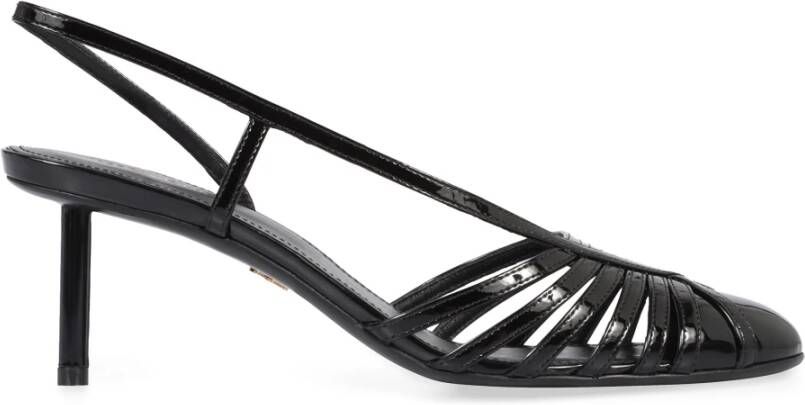 Ferragamo Enkelband Patent Leren Pumps