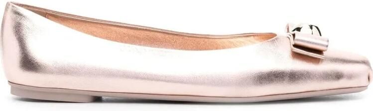 Ferragamo 10mm Pina Ballerina's met Strikdetail - Foto 1