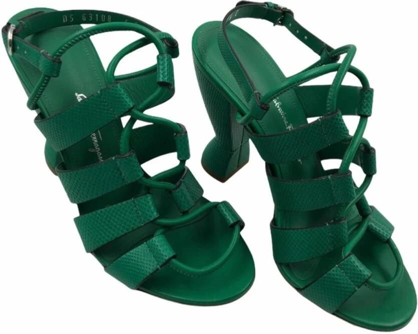 Ferragamo 11cm Hak Sandalen
