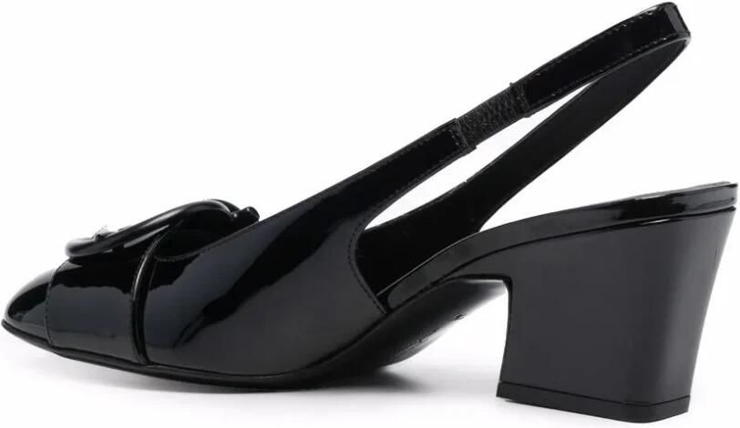 Ferragamo 55mm Briget Slingback pumps van lakleer - Foto 2