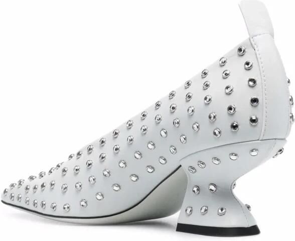 Ferragamo 60mm F-hak Strass Pumps - Foto 2