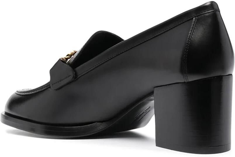 Ferragamo 70mm Gancini loafers met blokhak