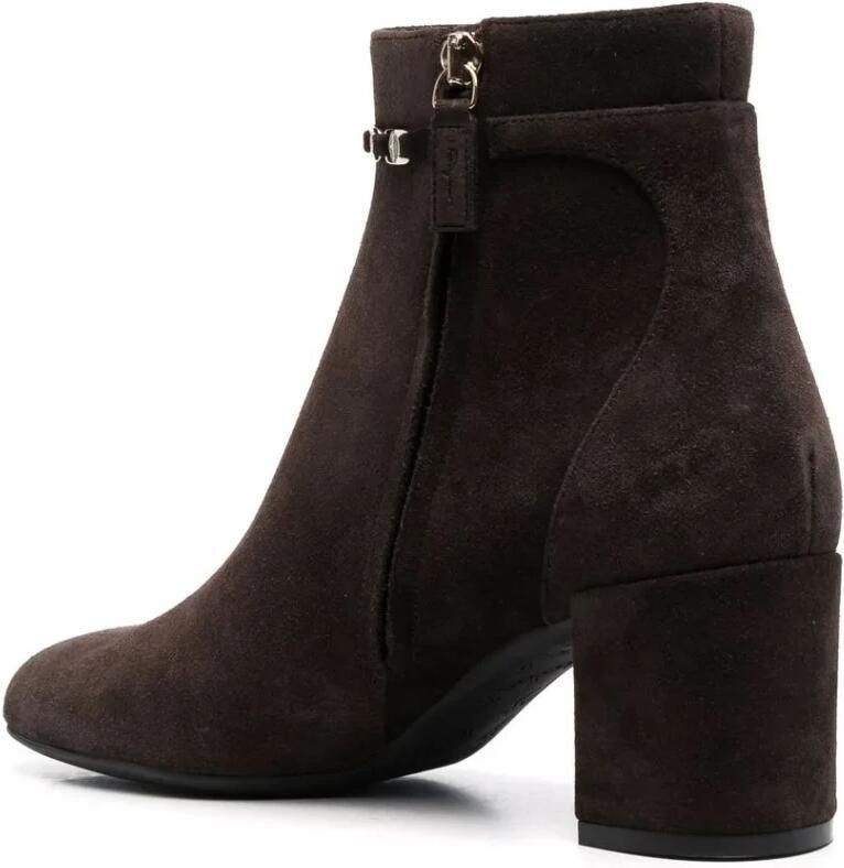 Ferragamo 75mm Ghila Suede Enkellaarsjes - Foto 2