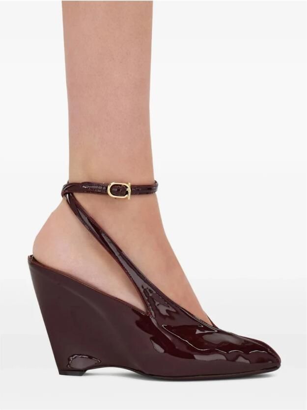 Ferragamo 90mm Peep-toe Sleehak Pumps - Foto 3