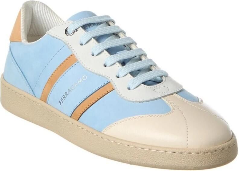 Ferragamo Achille 1 Leather Sneakers