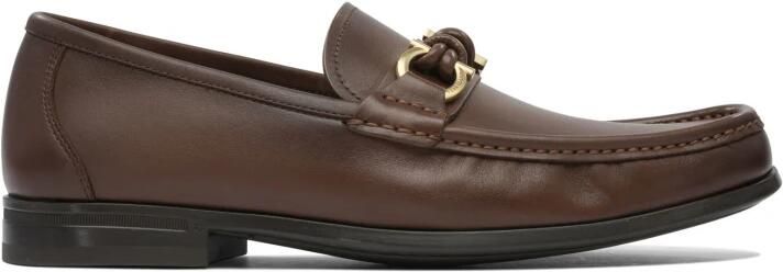 Ferragamo Bruine Loafer Schoenen voor Mannen
