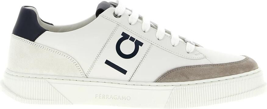 Ferragamo Alaska Leather Sneakers