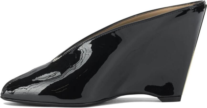 Ferragamo Zwarte Zijde & Nylon Platte Schoenen - Foto 5