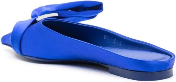 Ferragamo Asymmetric Bow Satin Mules - Foto 3