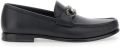 Ferragamo Mocassin met Gancini Omkeerbare Ornament - Zwart