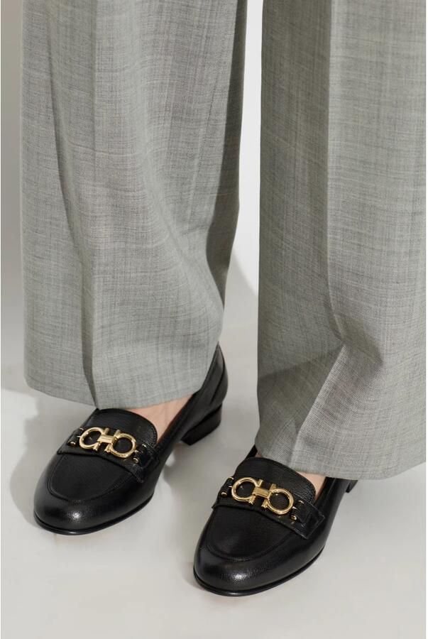 Ferragamo Leren Loafers met Lus - Foto 3