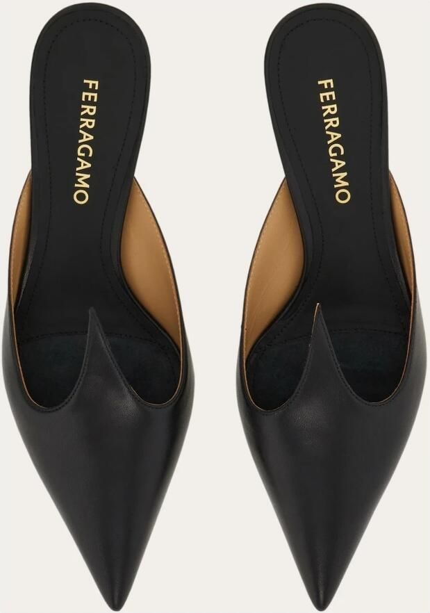 Ferragamo Black Heart Muiltjes