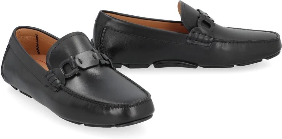 Ferragamo Zwarte platte schoenen Byaite Pelle - Foto 2