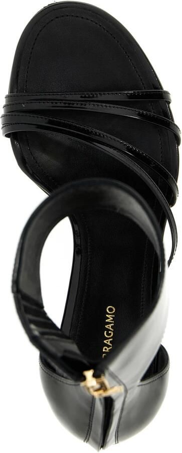 Salvatore Ferragamo Stijlvolle Sandalen voor Vrouwen Black Dames - Foto 2