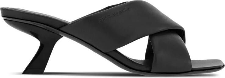 Salvatore Ferragamo Heeled Mules Black Dames