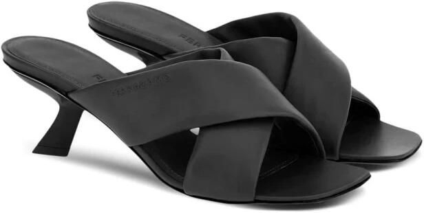 Salvatore Ferragamo Heeled Mules Black Dames - Foto 5