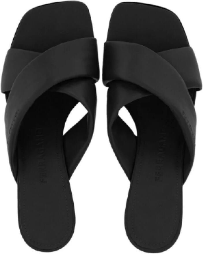 Salvatore Ferragamo Heeled Mules Black Dames - Foto 2