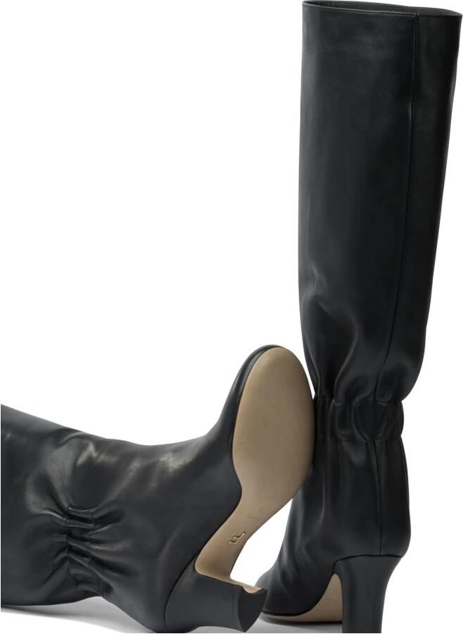 Ferragamo Curled Details Boots 70 mm